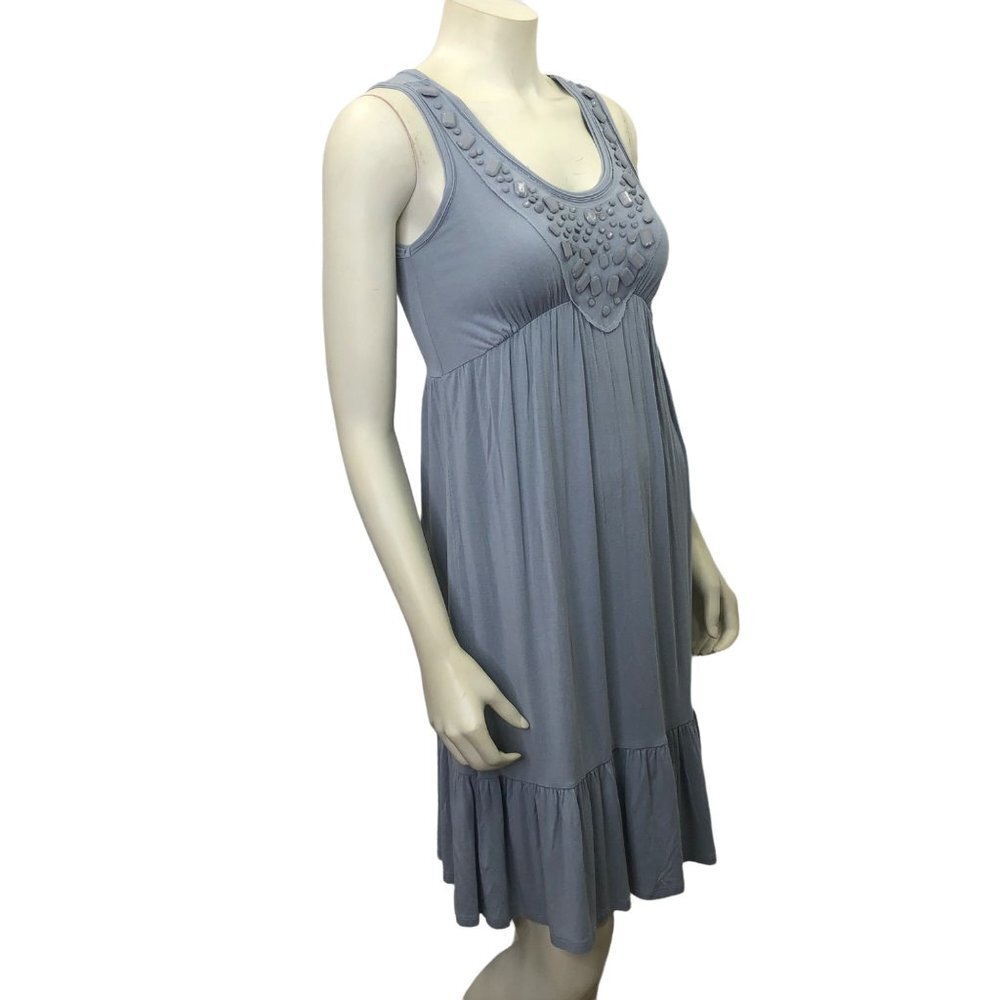 ECI NEW YORK‎ GRAY DRESS BEADS EMBELLISH SZ 2 NWT - Picture 6 of 6